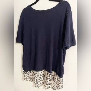 LOFT Leopard Blouse